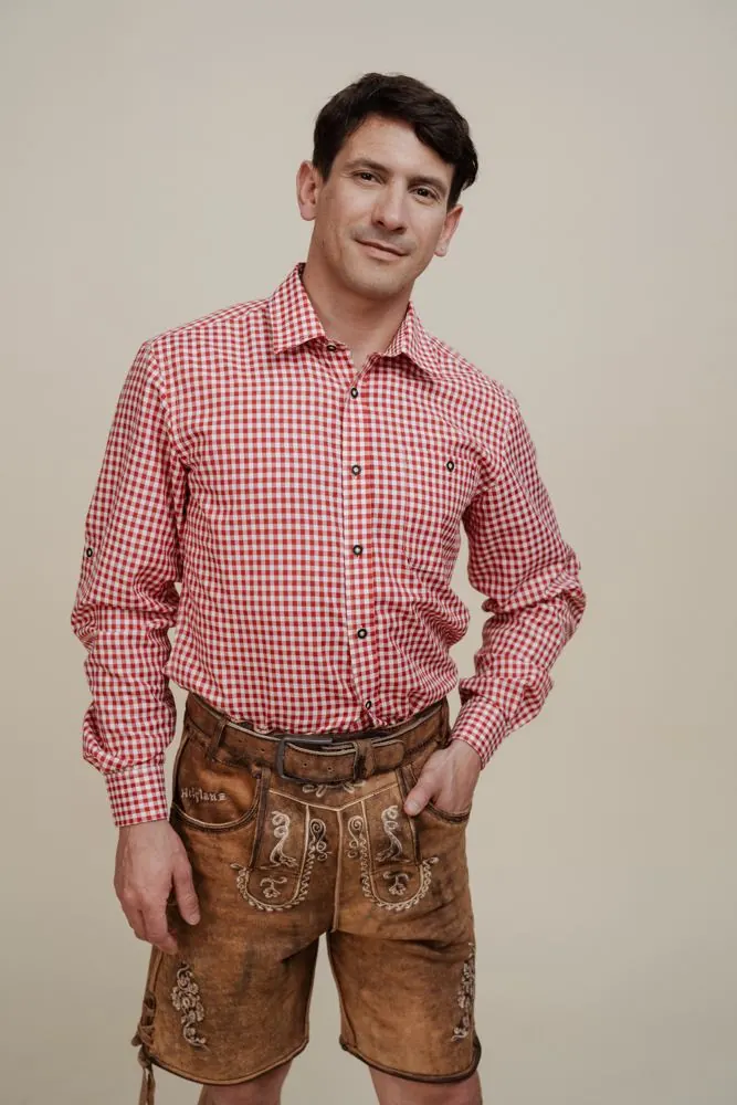 Trachtenhemd Karo