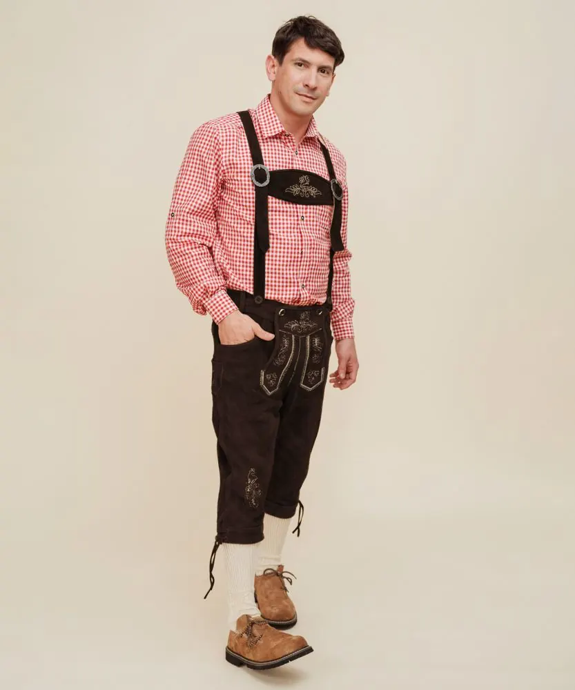Knee-length Lederhosen